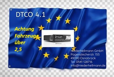 DTCO Fahrtenschreiberpflicht ab 2,5t